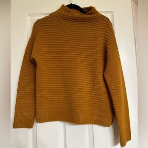 Madewell Mustard, Mock Neck Sweater